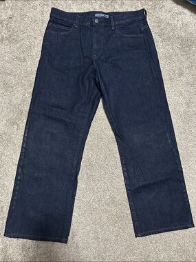 JW Anderson X Uniqlo Baggy Dark Blue Jeans